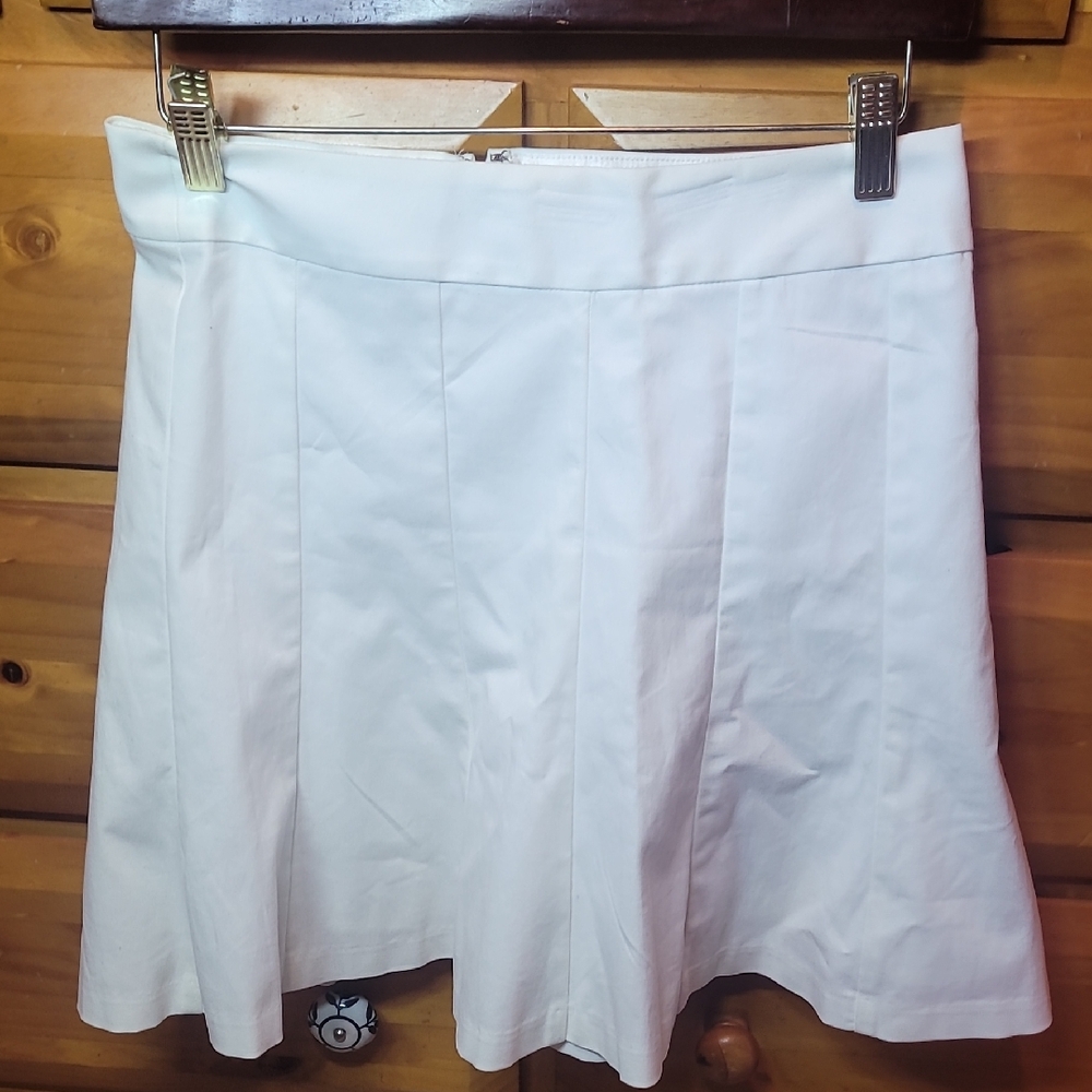 Banana Republic White Mini Skirt